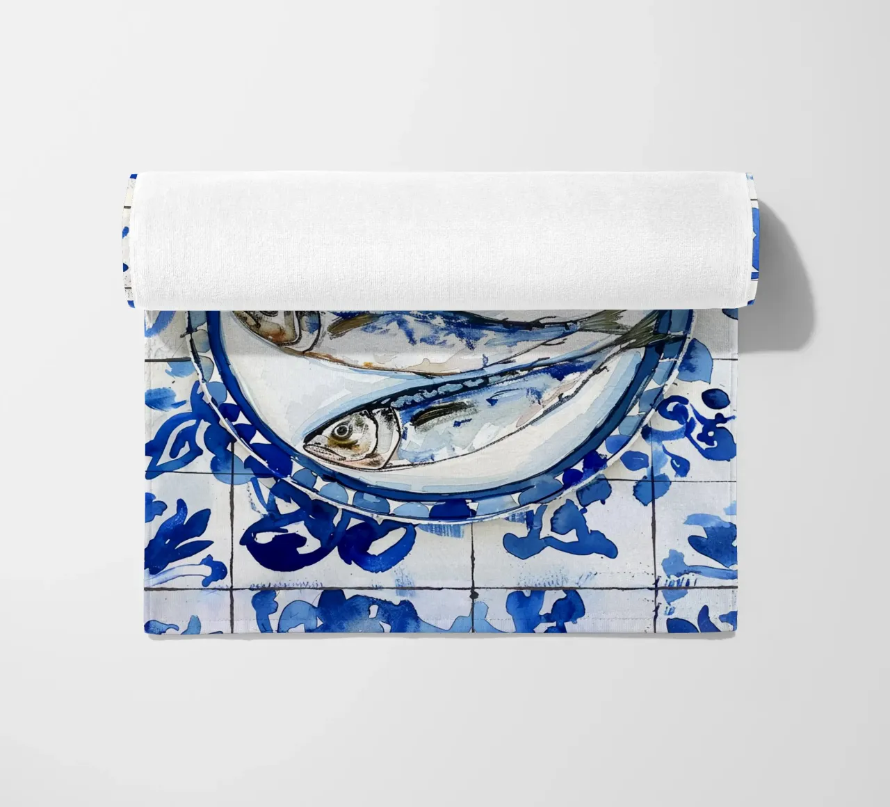 Boho Bella Vita 6 Fish 2 telo mare da Boho Print Collection