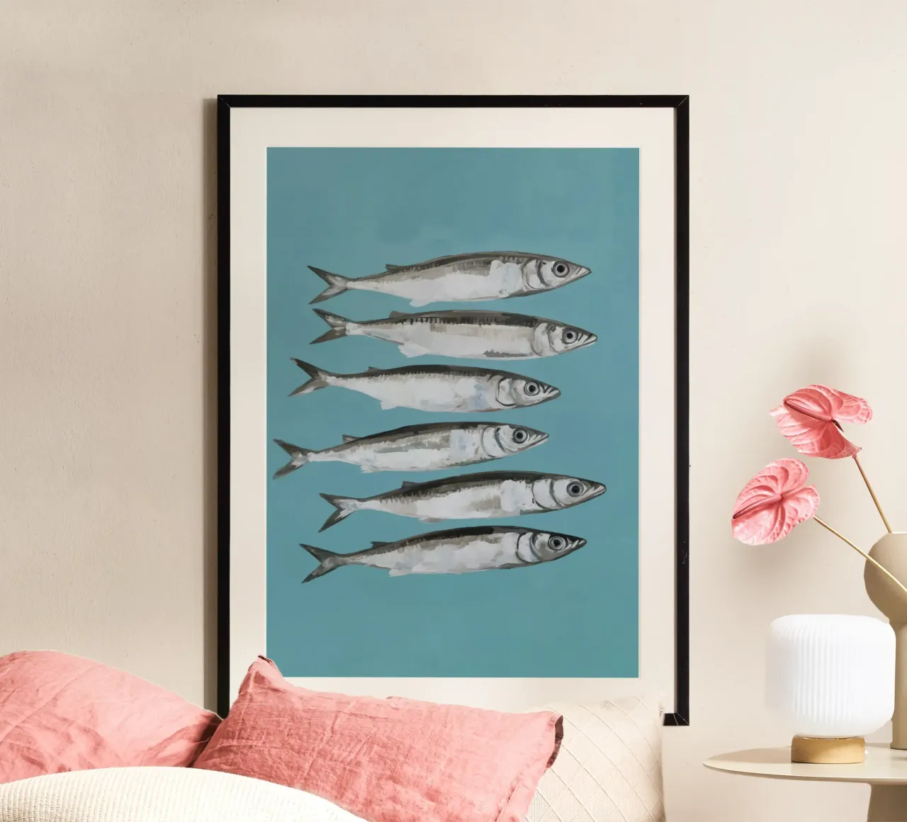 Boho Bella Vita 6 Fish 3 hahnemühle de Boho Print Collection