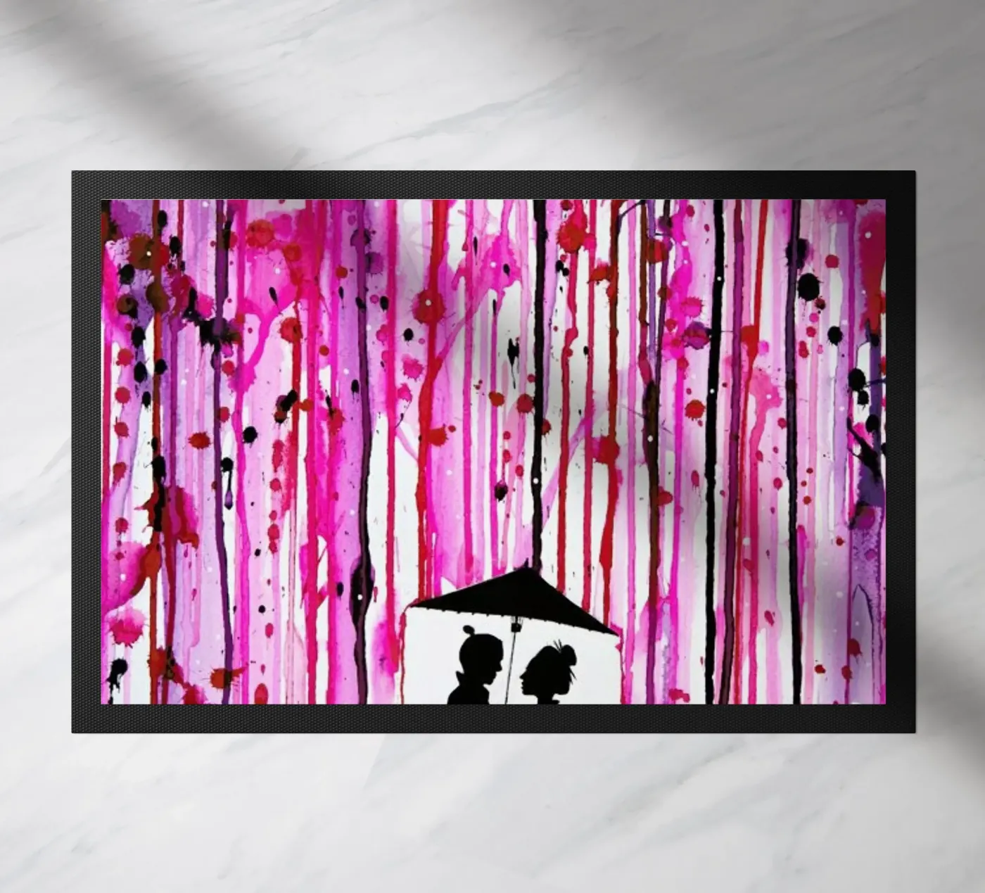 Wild Blossoms doormat by Marc Allante