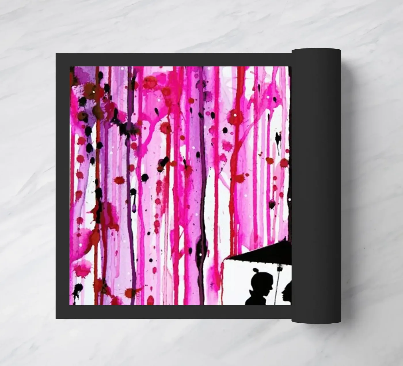 Wild Blossoms doormat by Marc Allante
