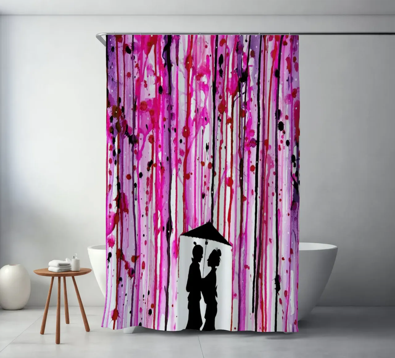 Wild Blossoms shower curtain by Marc Allante