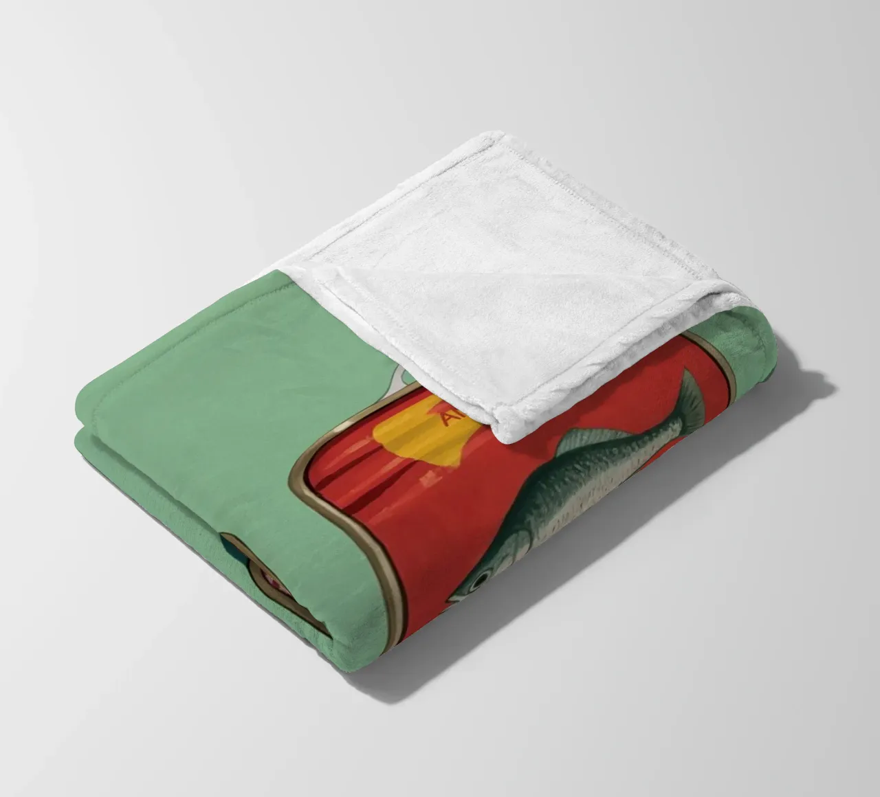 Boho Bella Vita 6 Fish 4 fleece blanket by Boho Print Collection