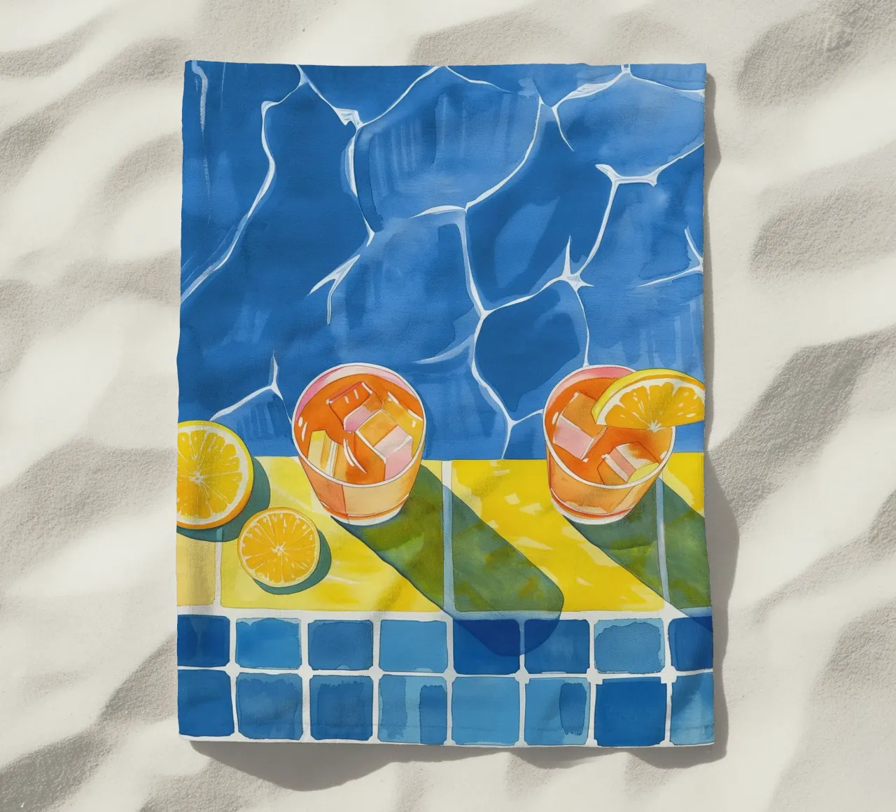 Boho Bella Vita 7 Drinks 1 telo mare da Boho Print Collection