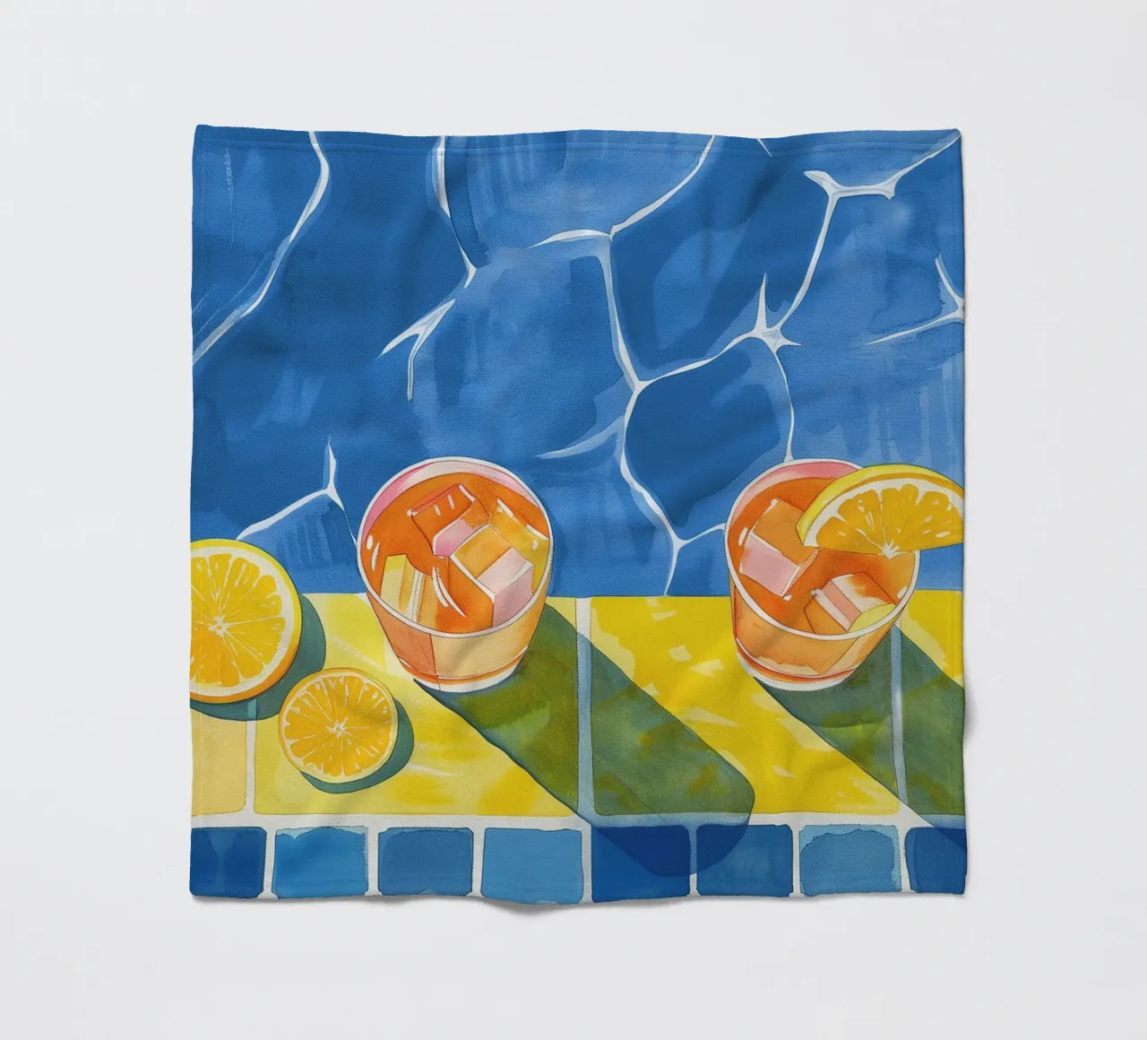 Boho Bella Vita 7 Drinks 1 coperta in pile da Boho Print Collection