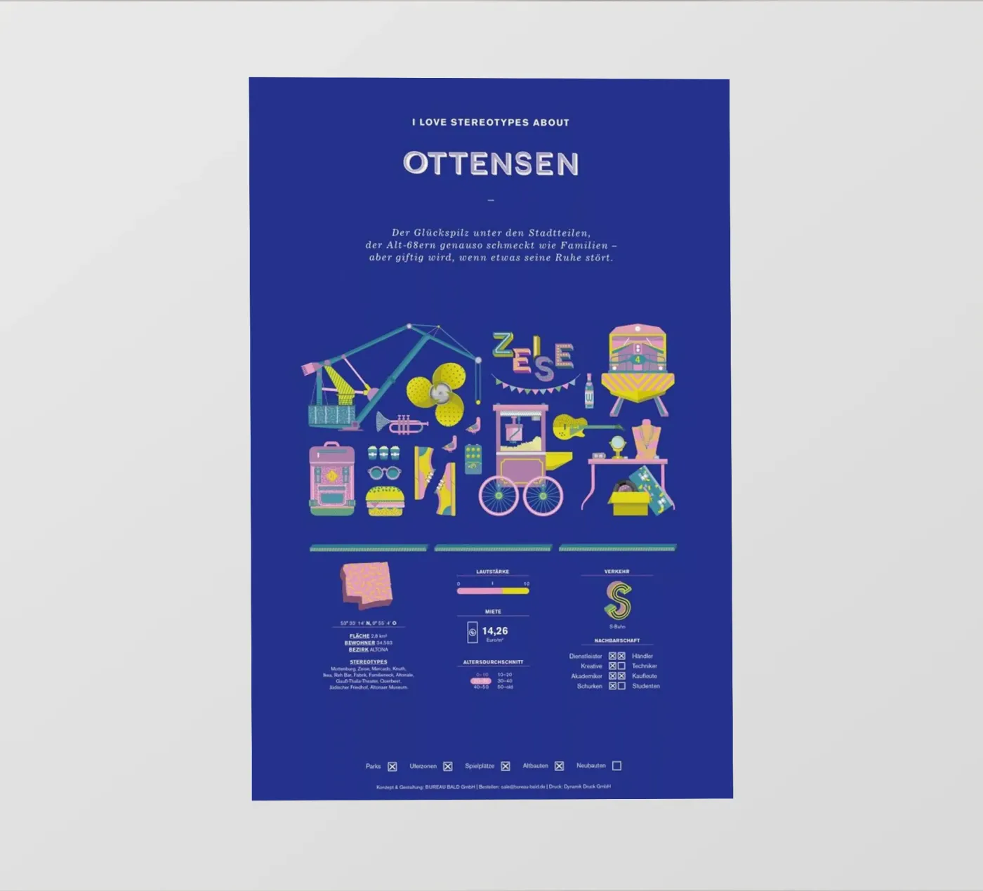 Ottensen pellicola backlit da Bureau Bald GmbH