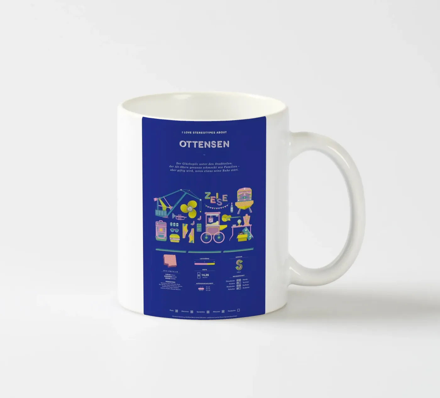 Ottensen ceramic mug by Bureau Bald GmbH