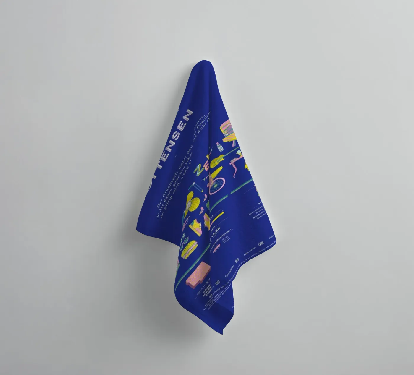 Ottensen badhanddoek van Bureau Bald GmbH