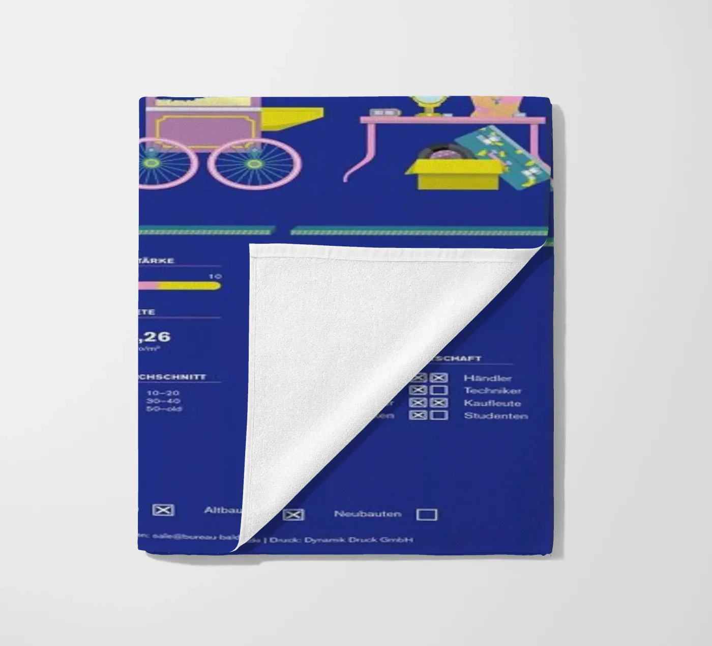Ottensen strandhanddoek van Bureau Bald GmbH