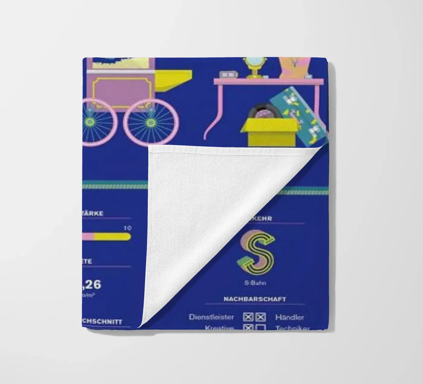 Ottensen strandhanddoek van Bureau Bald GmbH
