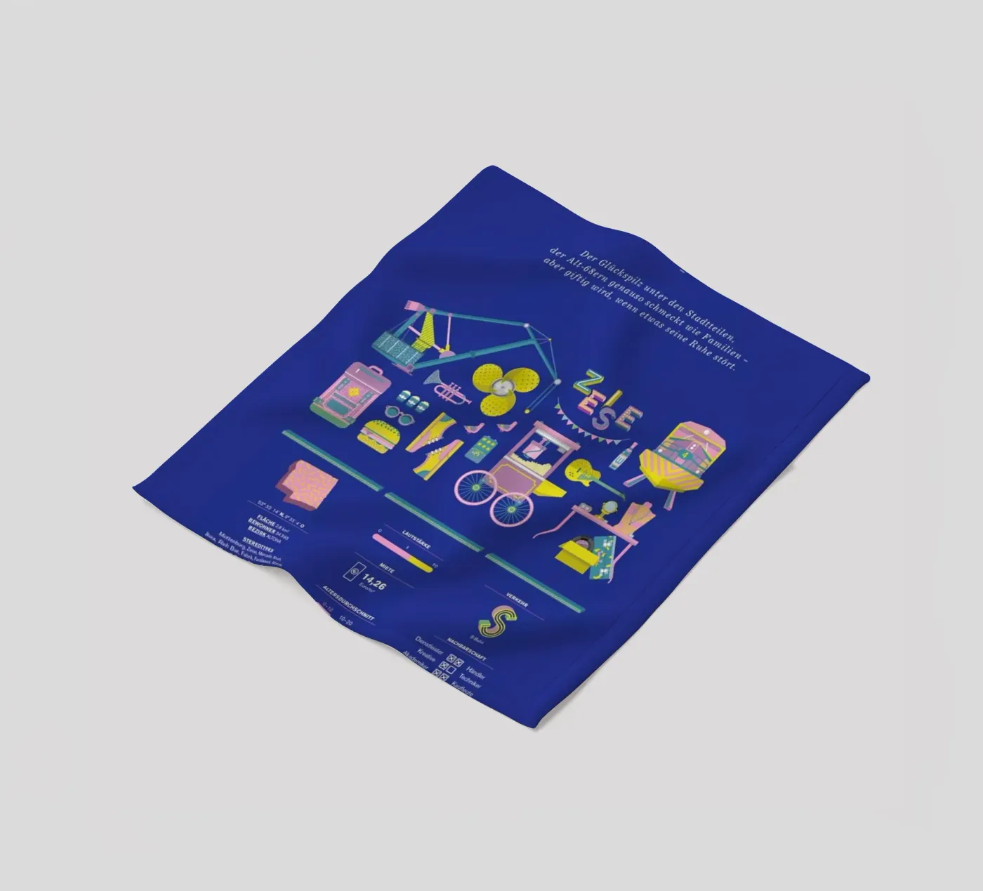 Ottensen fleece blanket by Bureau Bald GmbH