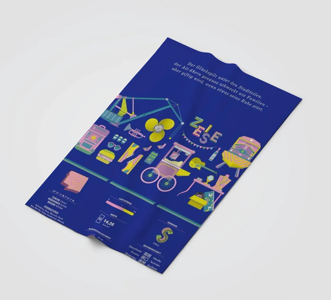 Ottensen fleece blanket by Bureau Bald GmbH