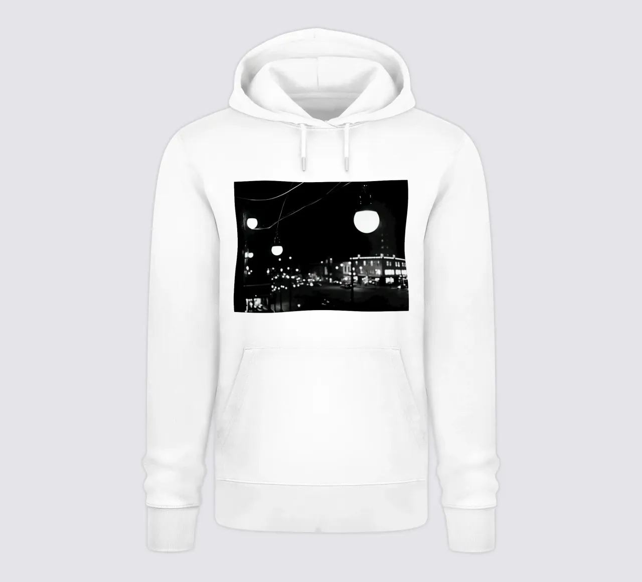Luci notturne felpa con cappuccio da Black & White