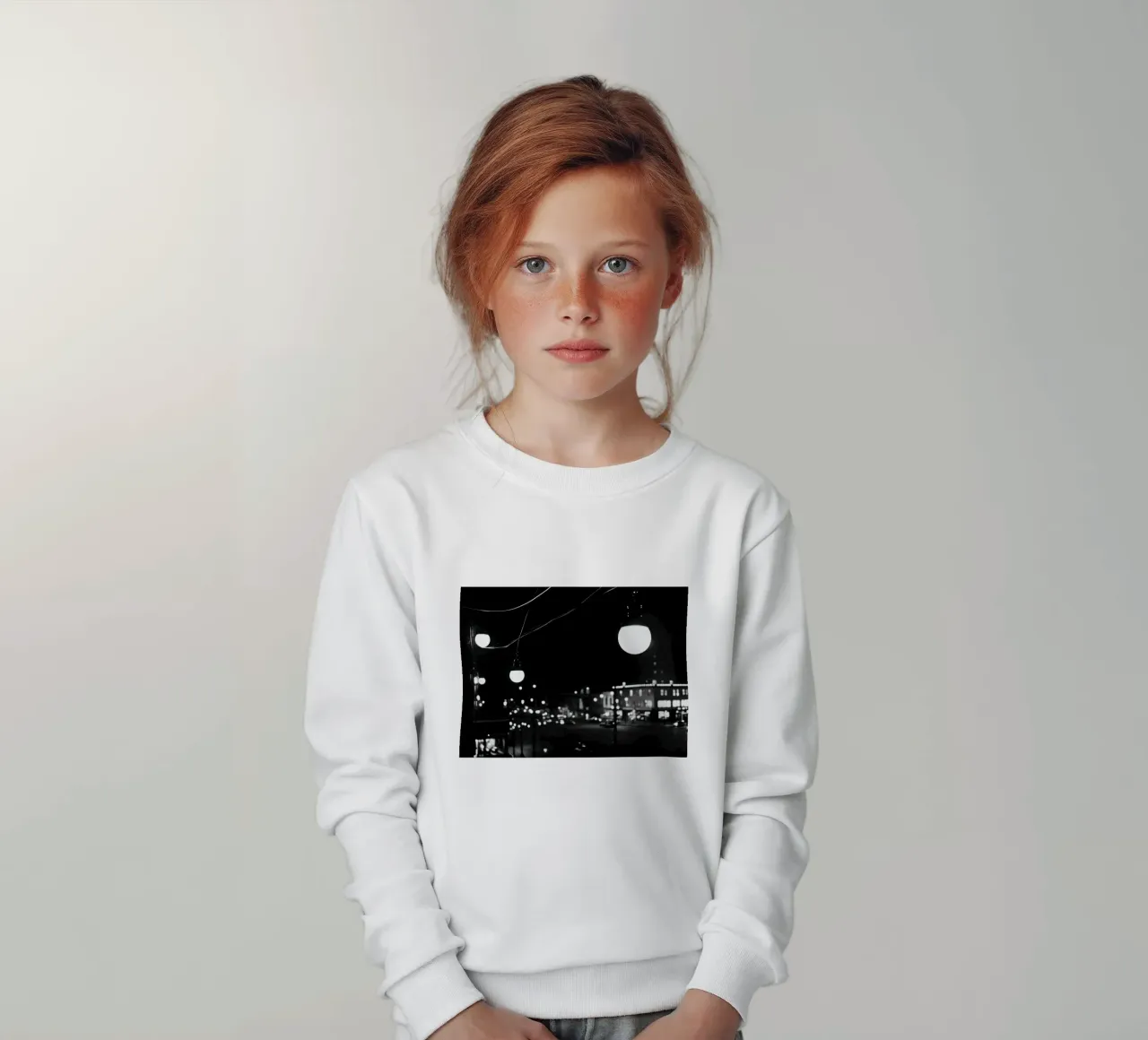 Luci notturne felpa bambino da Black & White