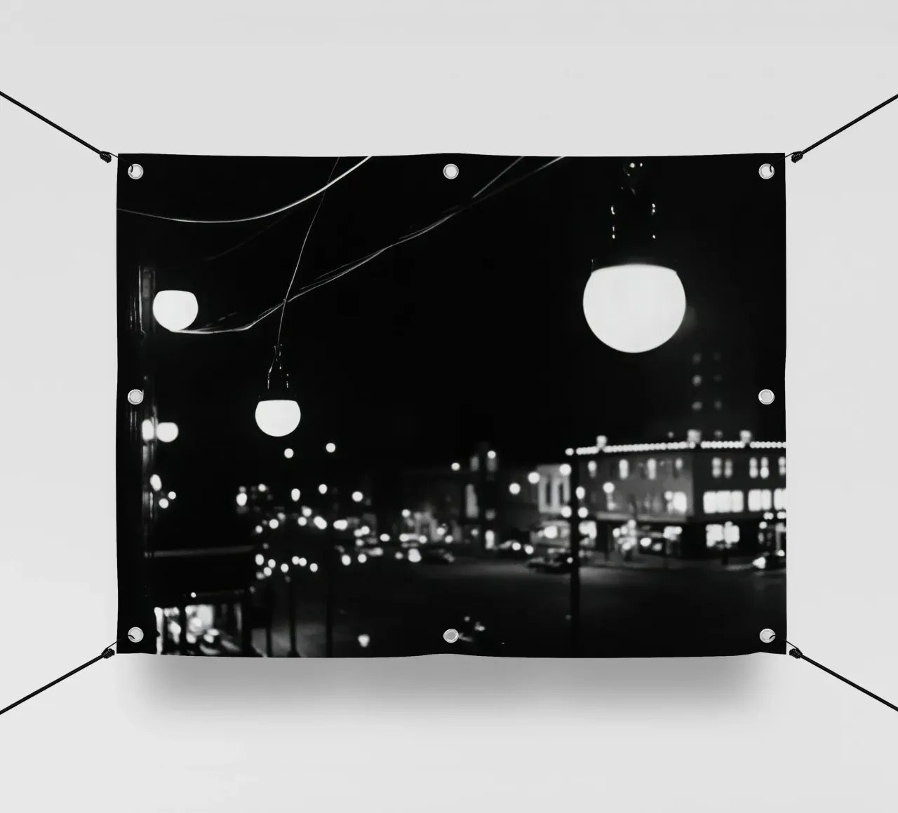 Luci notturne telo in pvc da Black & White