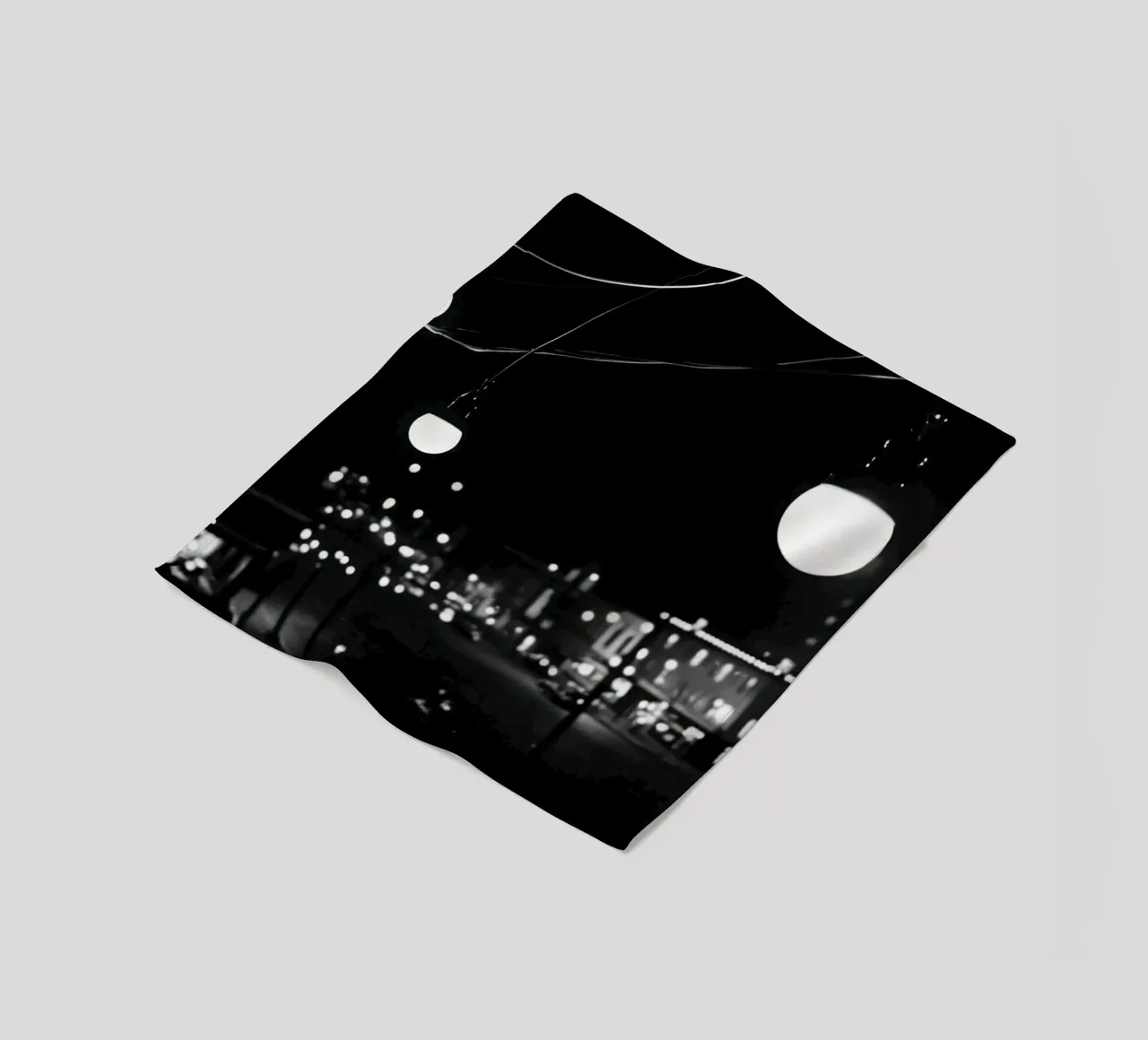 Luci notturne coperta in pile da Black & White