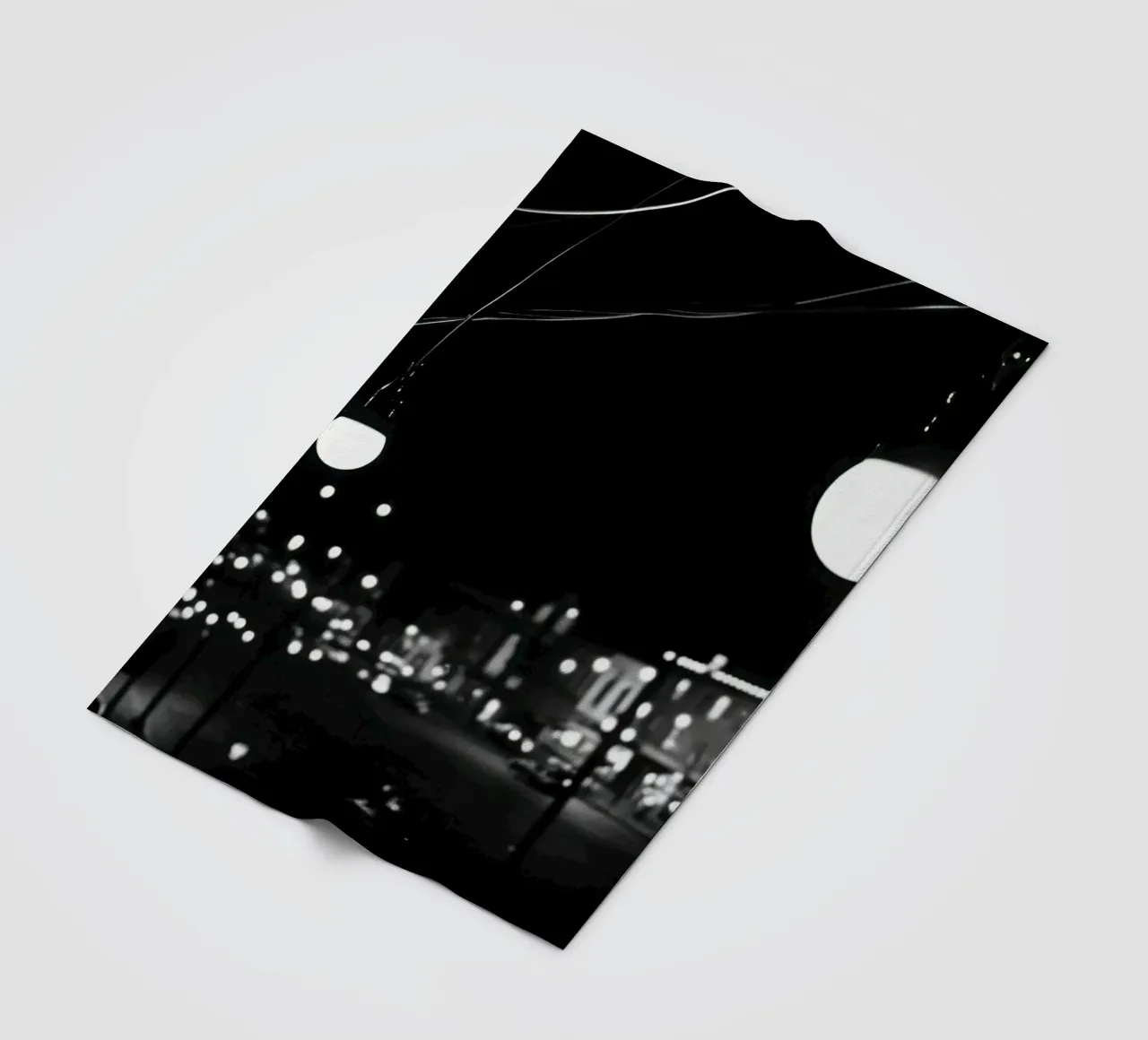 Luci notturne coperta in pile da Black & White