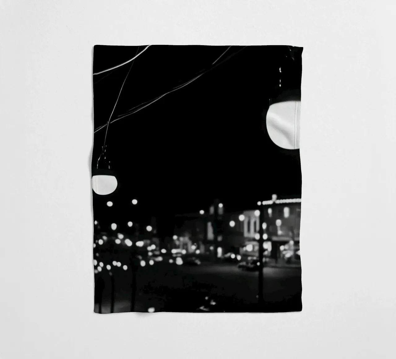 Luci notturne coperta in pile da Black & White