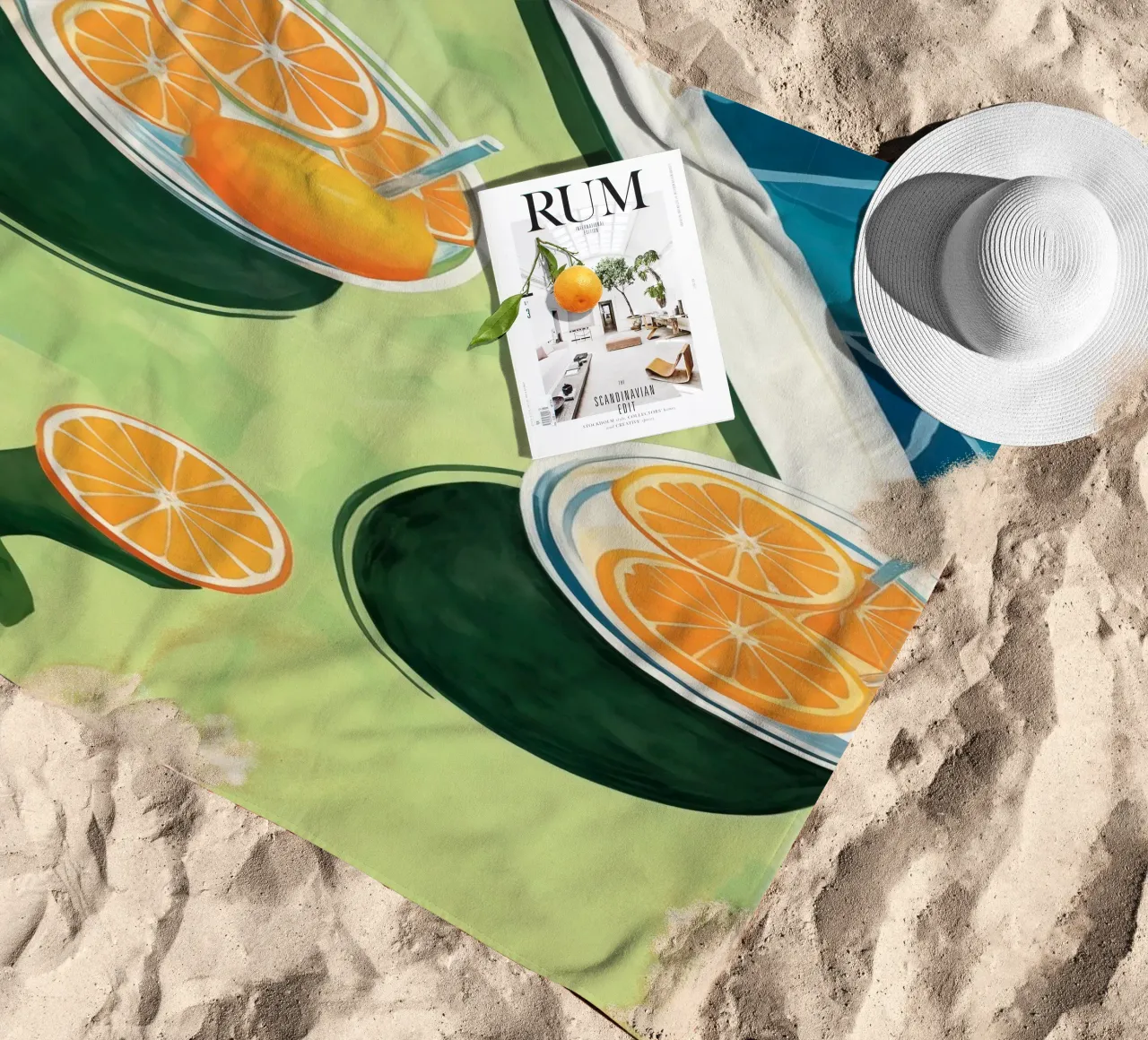 Boho Bella Vita 7 Drinks 2 telo mare da Boho Print Collection