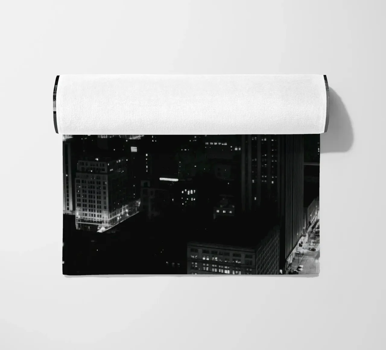 La città abbagliante telo mare da Black & White