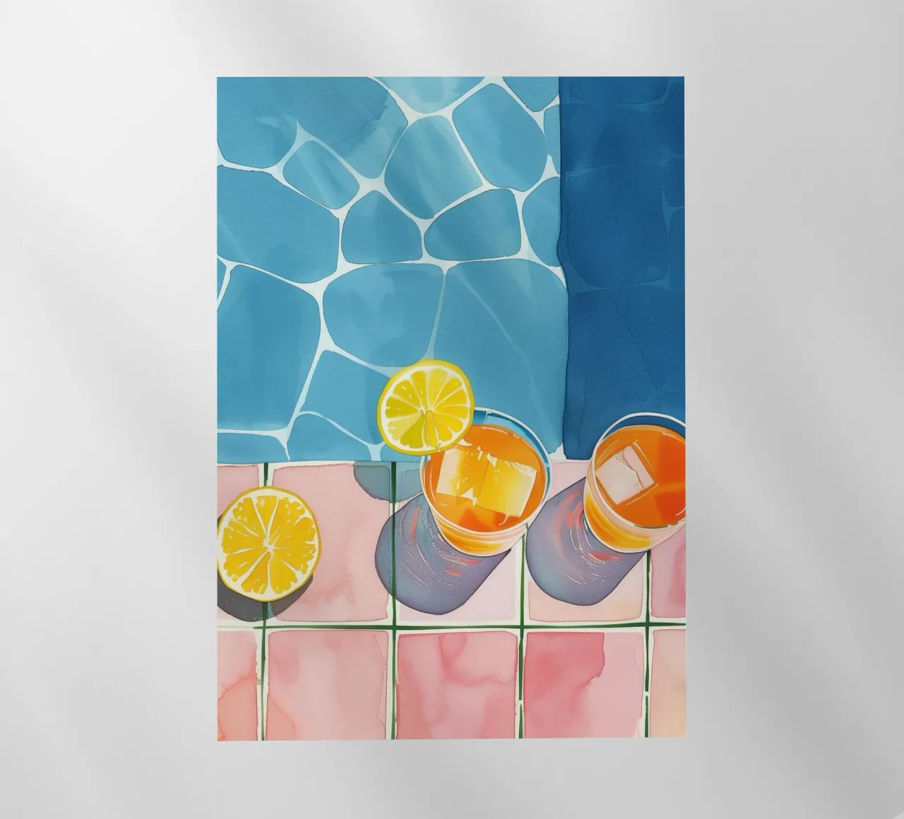 Boho Bella Vita 7 Drinks 3 pellicola backlit da Boho Print Collection