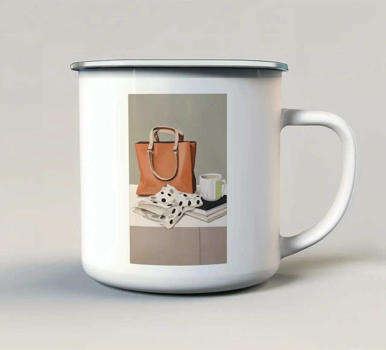 Boho Bella Vita 8 Still 2 tazza in smalto da Boho Print Collection