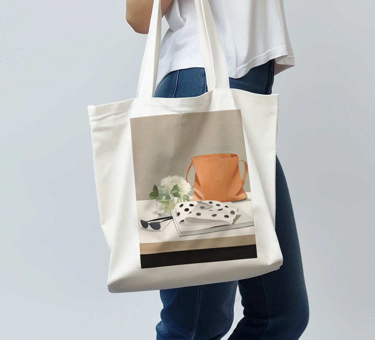 Boho Bella Vita 8 Still 3 tote bag by Boho Print Collection