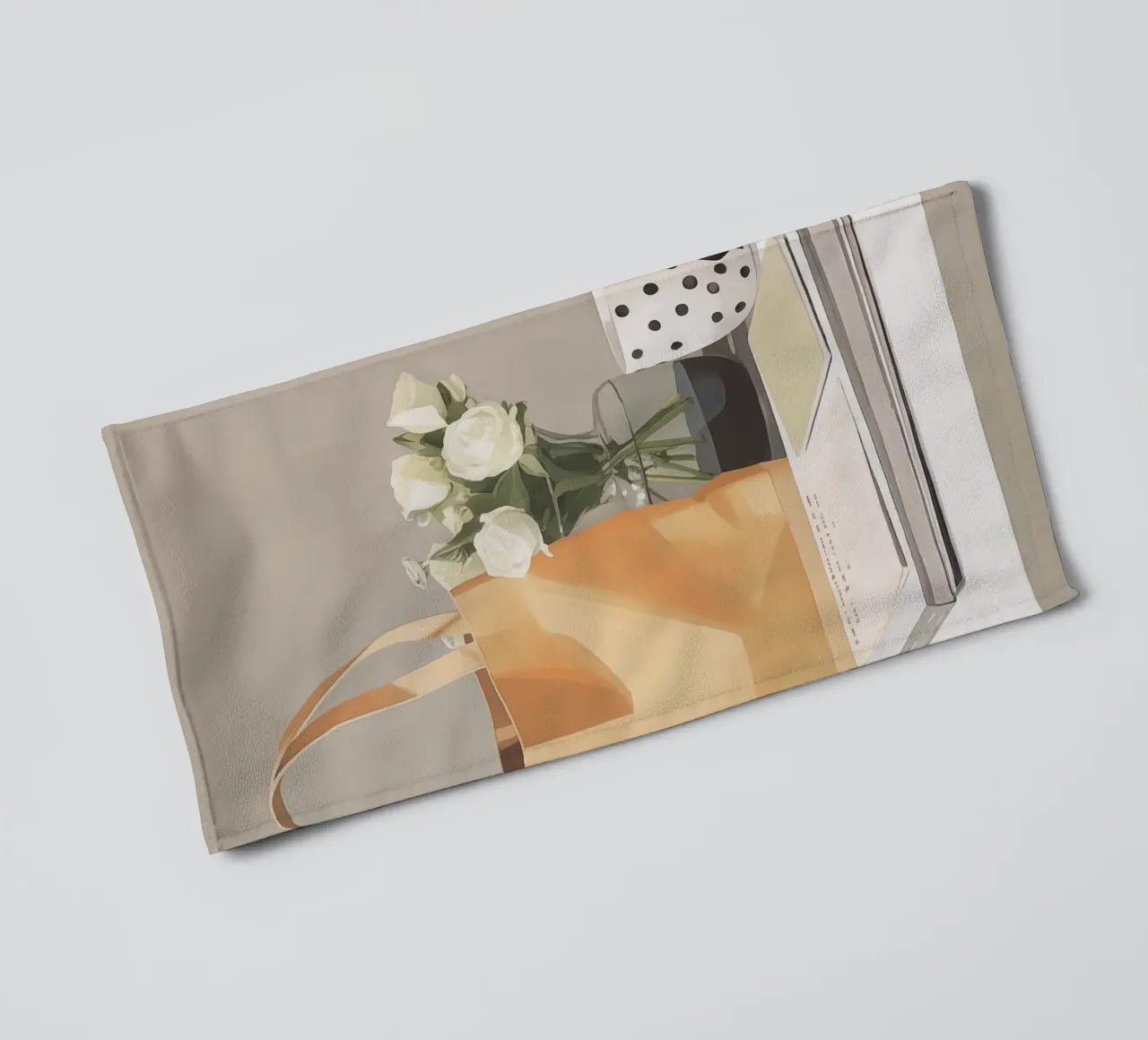 Boho Bella Vita 8 Still 4 asciugamano da bagno da Boho Print Collection