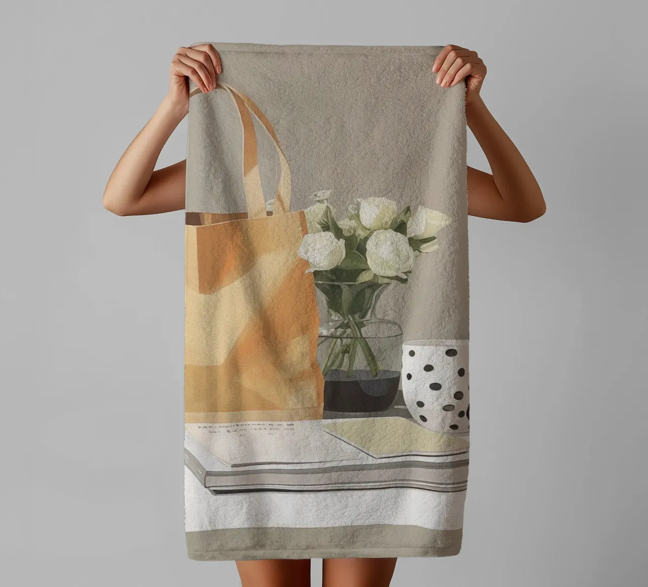 Boho Bella Vita 8 Still 4 asciugamano da bagno da Boho Print Collection