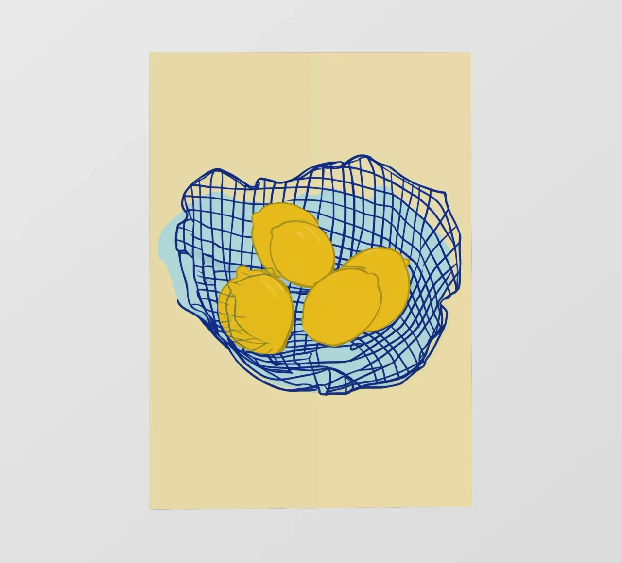 Boho Bella Vita 9 Lemons 1 telo in pvc da Boho Print Collection
