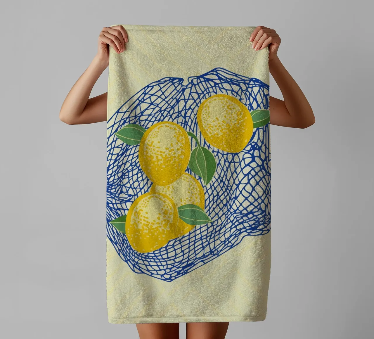 Boho Bella Vita 9 Lemons 2 asciugamano da bagno da Boho Print Collection