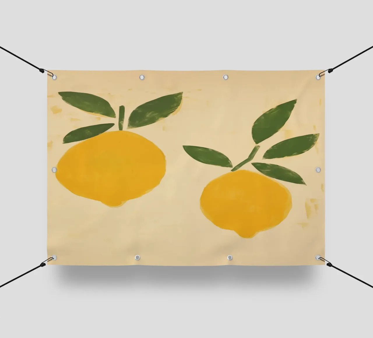 Boho Bella Vita 9 Lemons 3 telo in pvc da Boho Print Collection