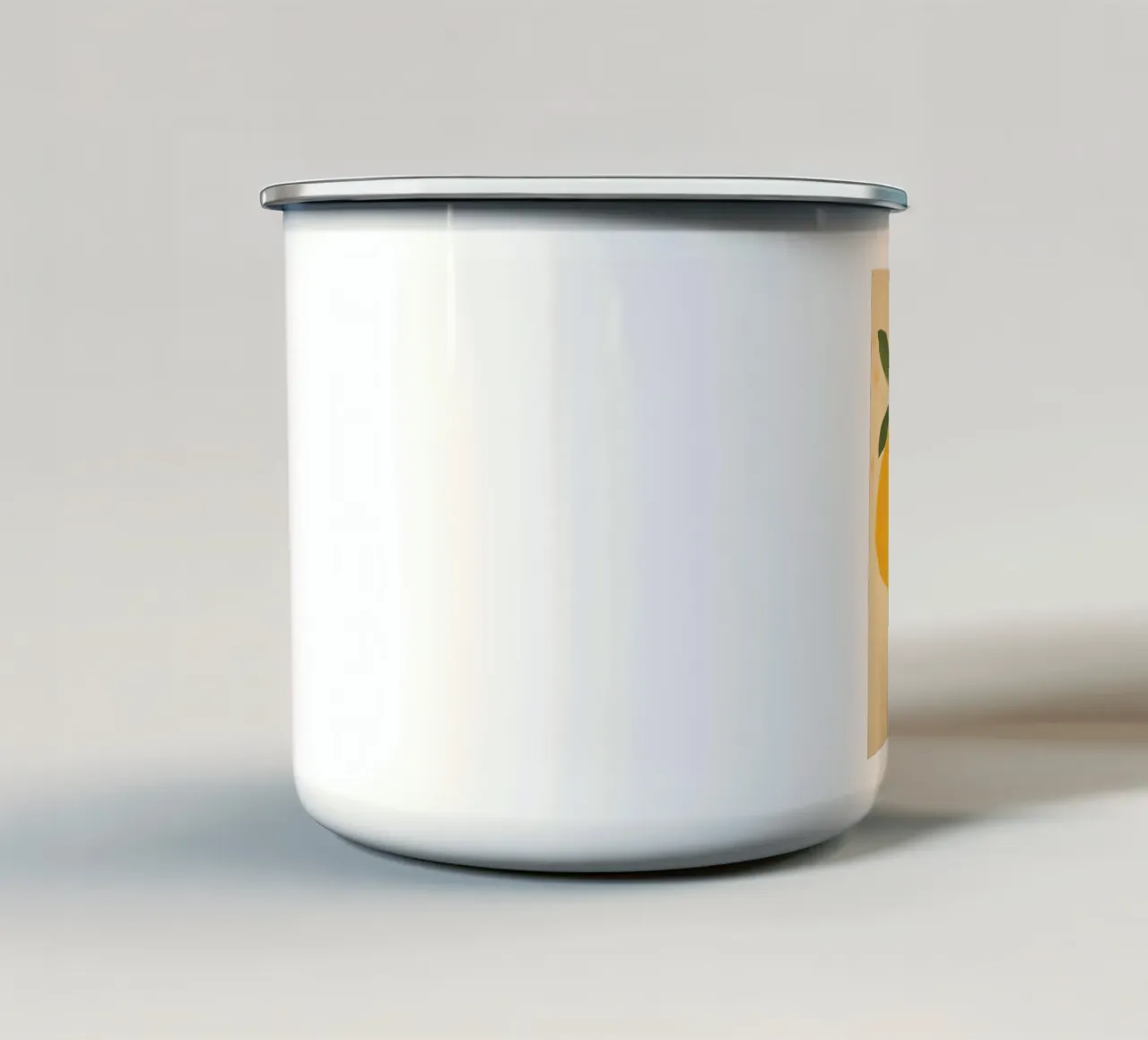 Boho Bella Vita 9 Lemons 3 tazza in smalto da Boho Print Collection