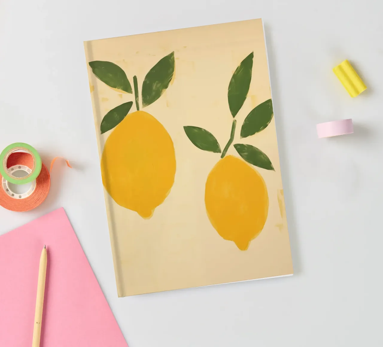 Boho Bella Vita 9 Lemons 3 notebook by Boho Print Collection