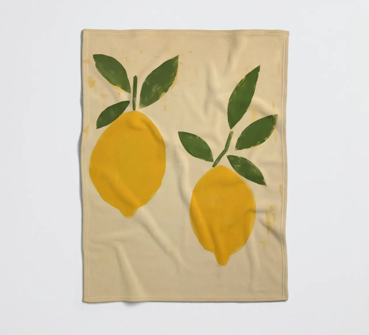 Boho Bella Vita 9 Lemons 3 coperta in pile da Boho Print Collection