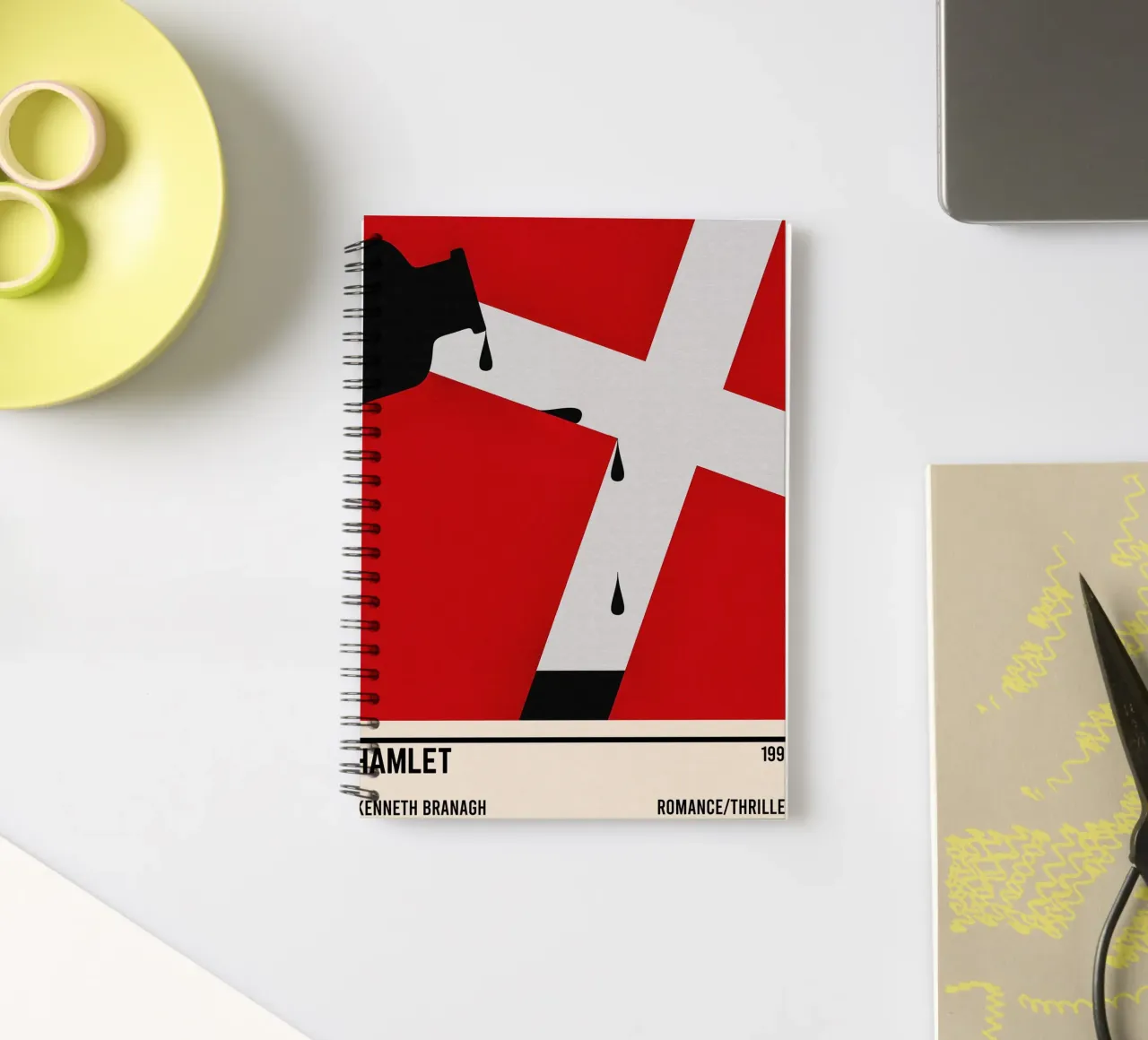 Hamlet spiral notebook by TheArtstudio