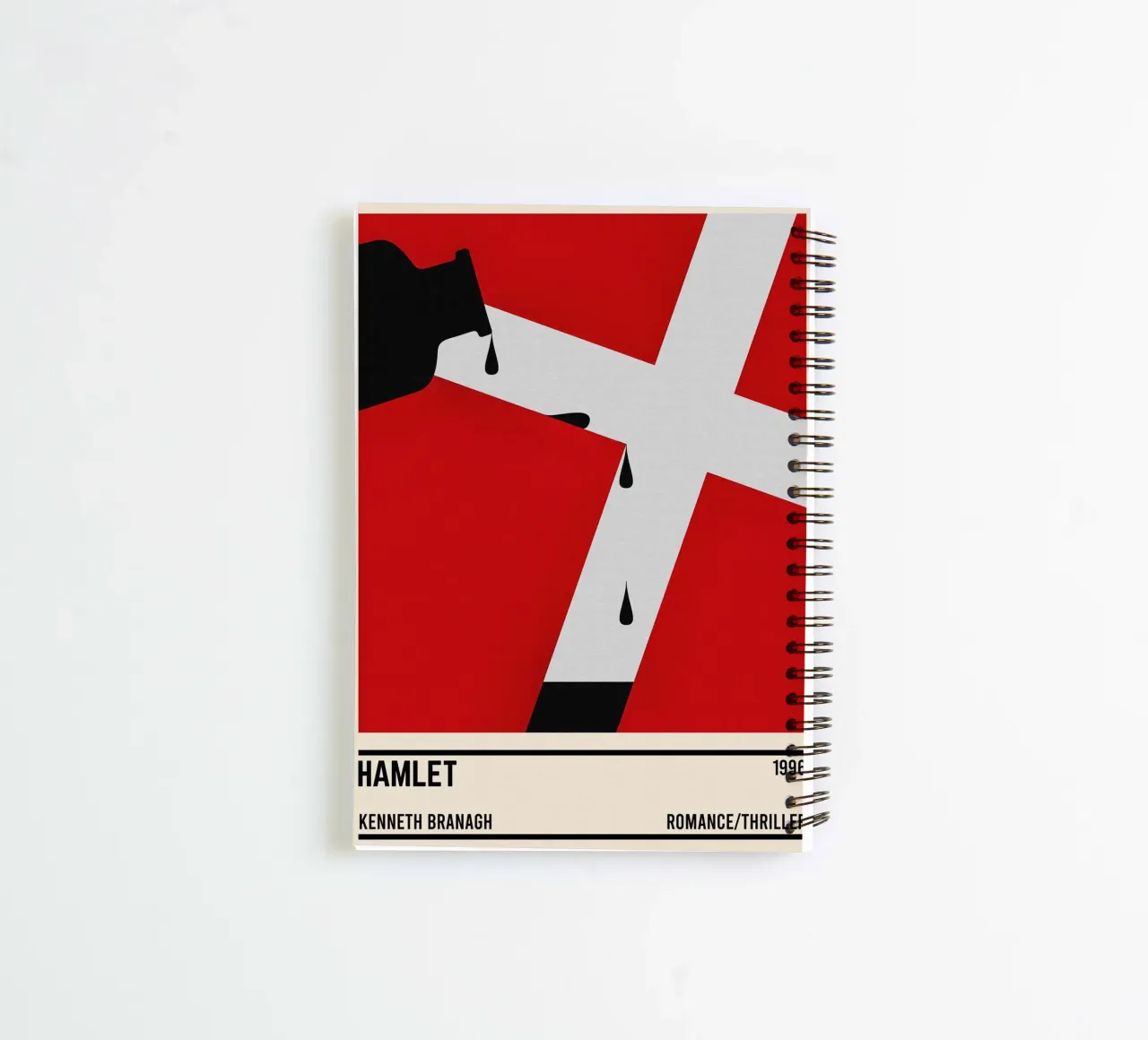 Hamlet spiral notebook by TheArtstudio