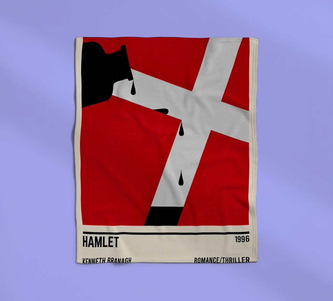 Hamlet fleece blanket by TheArtstudio