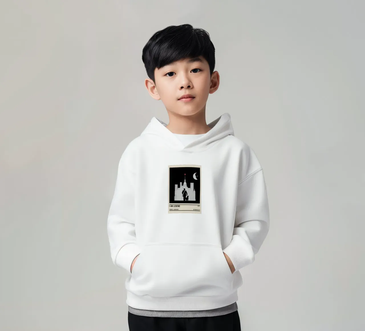 I Am Legend felpa bambino con cappuccio da TheArtstudio