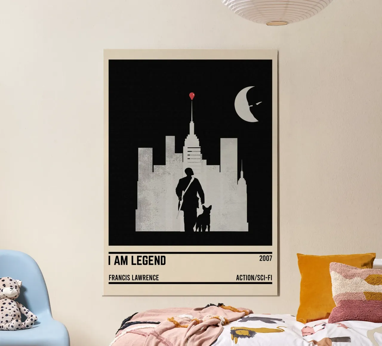 I Am Legend alluminio dibond da TheArtstudio