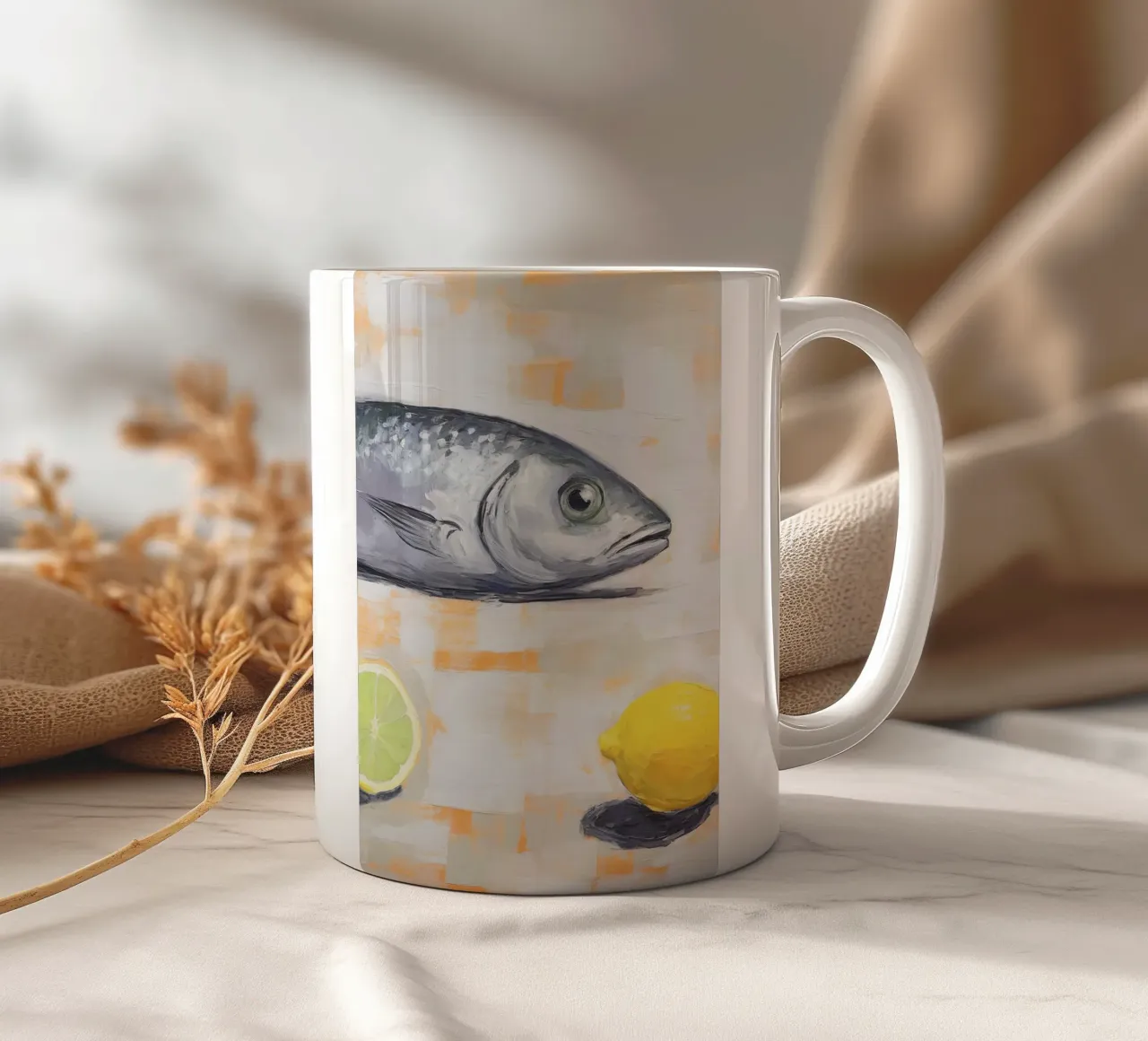 Boho Bella Vita 10 Still 4 tazza in ceramica da Boho Print Collection