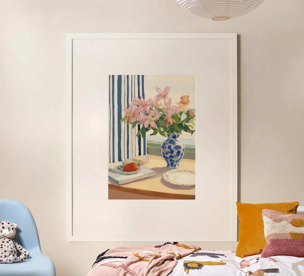 Boho Bella Vita 11 Flowers 1 poster con telaio in alluminio da Boho Print Collection