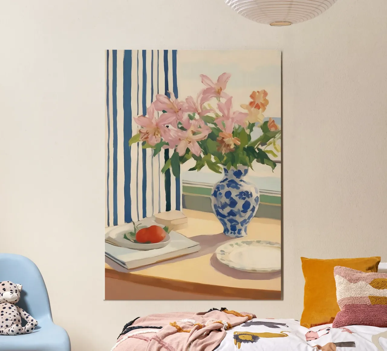 Boho Bella Vita 11 Flowers 1 poster con telaio in alluminio da Boho Print Collection