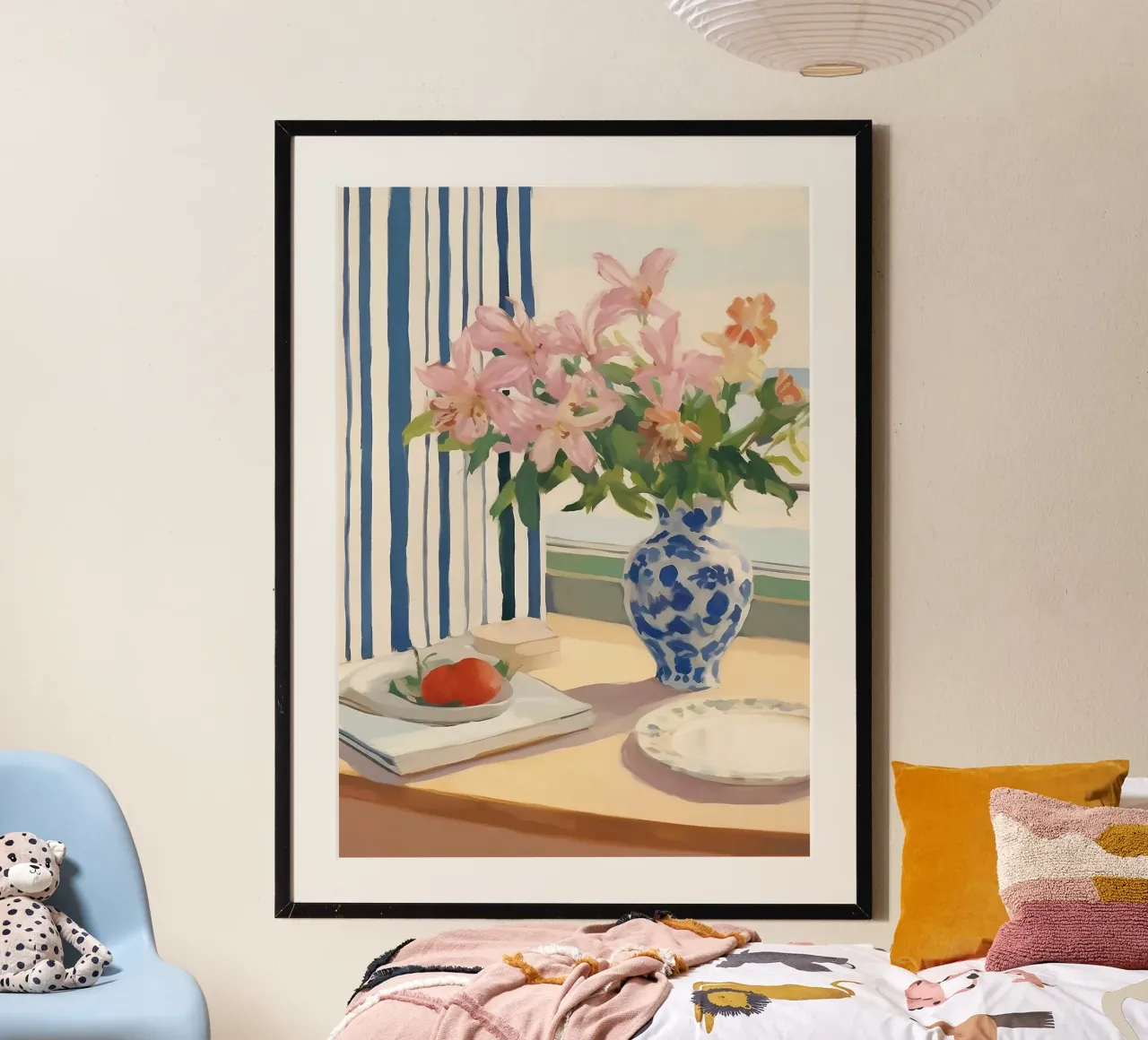Boho Bella Vita 11 Flowers 1 poster con telaio in alluminio da Boho Print Collection
