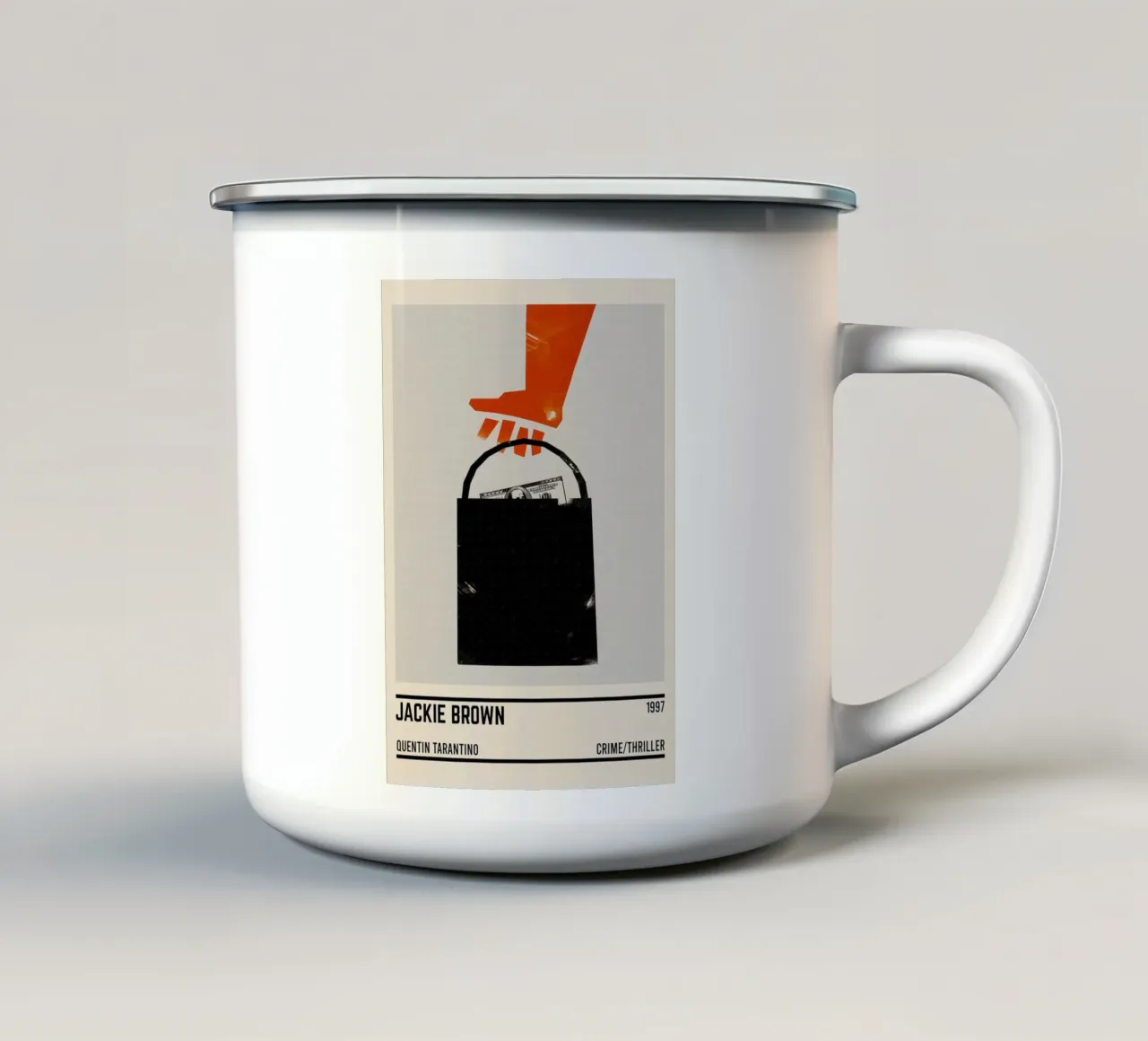 Jackie Brown tazza in smalto da TheArtstudio