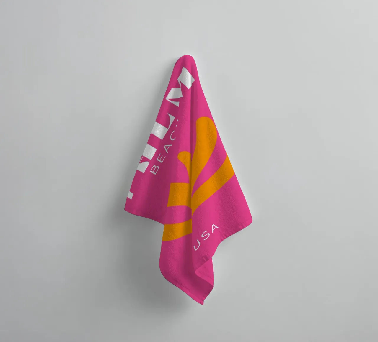 Palm Beach Print, Preppy Kamerdecoratie, Reisprint badhanddoek van pdigitalprints