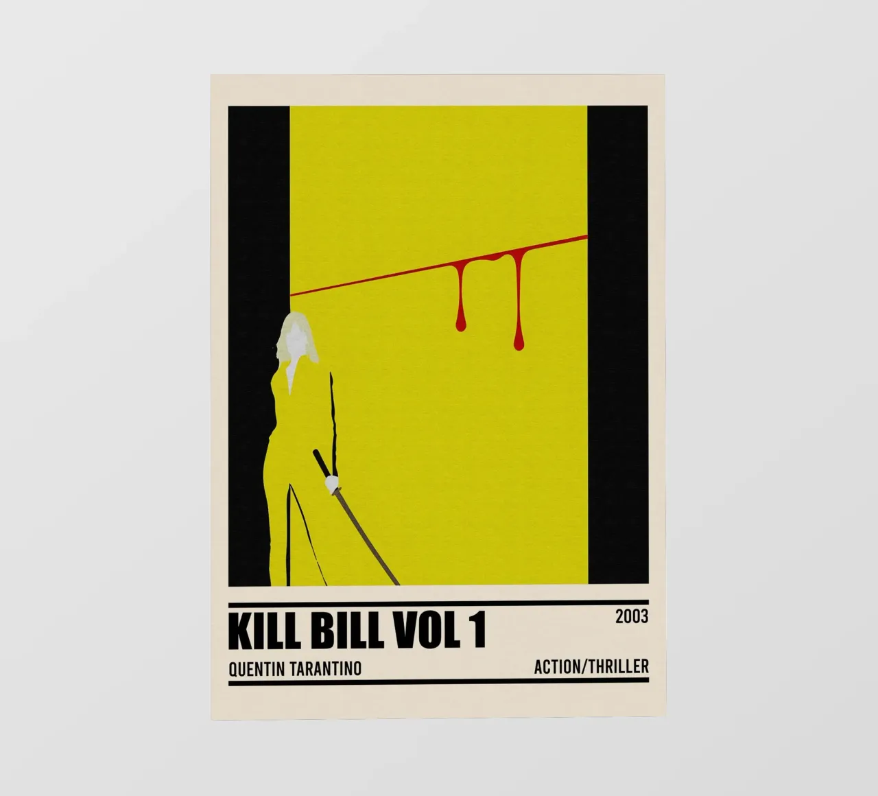 Kill Bill Vol 1 _ CallumSeymour _ PosterSpy 1 pellicola backlit da TheArtstudio