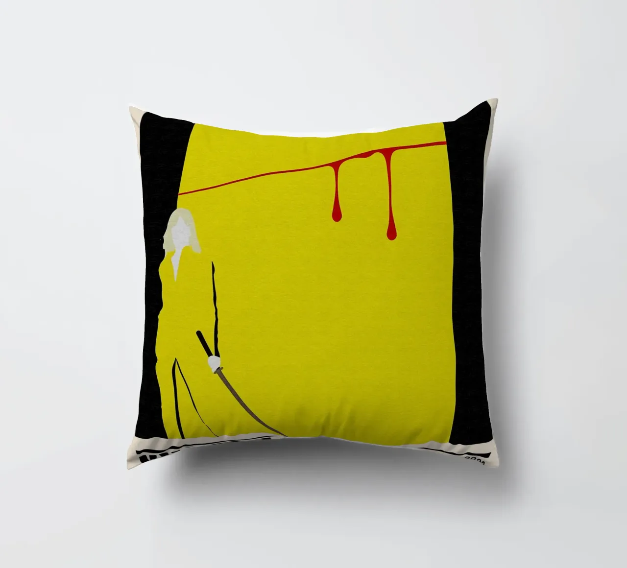 Kill Bill Vol 1 _ CallumSeymour _ PosterSpy 1 cuscino da TheArtstudio