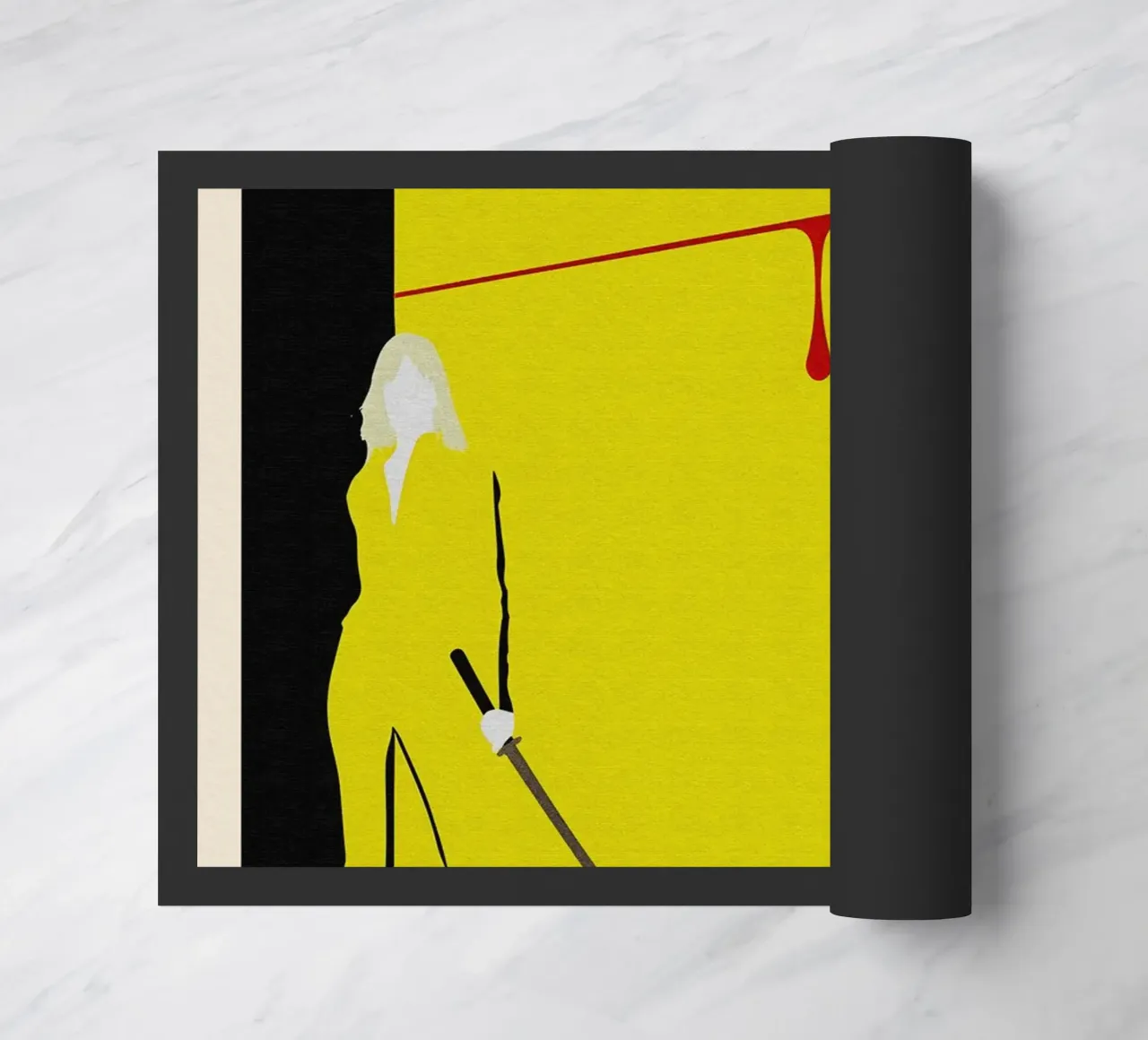 Kill Bill Vol 1 _ CallumSeymour _ PosterSpy 1 felpudo de TheArtstudio