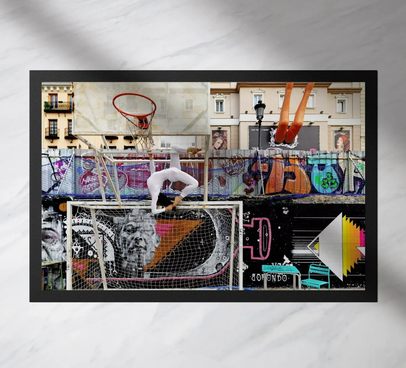 Madrid #12 doormat by The Urban Yoga