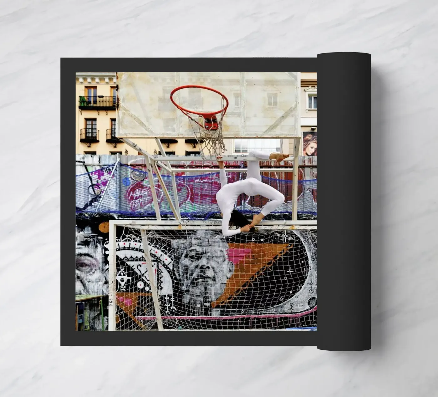 Madrid #12 doormat by The Urban Yoga